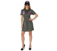 Rubies 821158_L (Classic Movie) Deluxe Top Gun Dress Adult Sized Costume, Green, Large