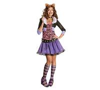 Rubie's 880702 Rubie's Official Monster High Clawdeen Wolf Deluxe Adult Costume - Ladies Small
