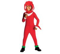 Rubies 881451L Child's Generations Knuckles The Echidna Costume Sonic the Hedgehog Kids Fancy Dress, Cartoon, Red, 9-12 Years Halloween Halloween