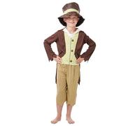 Child VICTORIAN PICKPOCKET Dodger Urchin Fancy Dress Dickens Oliver Twist Boys