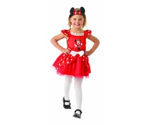 Rubie's 881871S Minnie Ballerina Costume, Red, Small