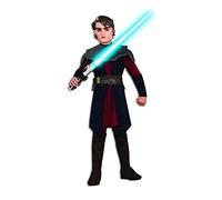 Rubies 883195 Star Clone Wars Child's Deluxe Anakin Skywalker Costume and Mask, Brown, L