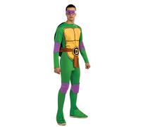Rubies 887249STD Men's Tmnt Donatello and Accessories Adult-sized Costumes Teenage Mutant Ninja Turtles Fancy Dress, Green, Default