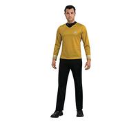 Rubies 887360 Star Trek Into Darkness Starfleet Uniform Costume Top With Emblem cartoon, Gold, XL