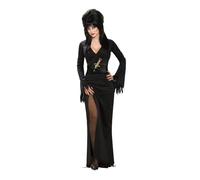 Rubies 888751_S Elvira Mistress of the Dark Full-length Dress Adult Sized Costumes, Solid, Black