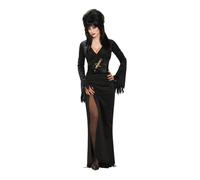 Rubies 888751_S Elvira Mistress of the Dark Full-length Dress Adult Sized Costumes, Solid, Black