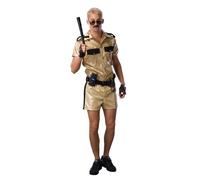 Rubies 888753 Reno 911 Lt. Dangle Costume Adult, Gold, One Size