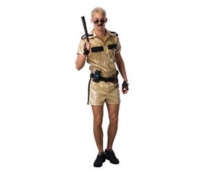 Rubies 888753 Reno 911 Lt. Dangle Costume Adult, Gold, One Size