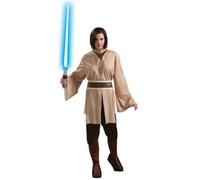 Rubie's 888867 Star Wars Jedi Costume Adult, Brown, One Size