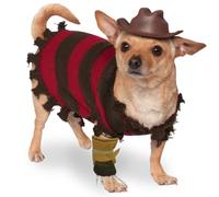Rubie's A Nightmare on Elm Street, Freddy Krueger Halloween Pet Dog Costume, Size Large - L