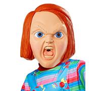 Rubie's Adult Bride of Chucky Stitched-Up Chucky Vacuuform Half-Mask, One Size