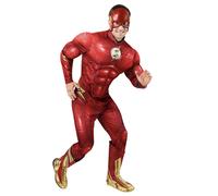 Rubie's Adult DC Comics Flash The Movie Deluxe Costume Jumpsuit and Mask