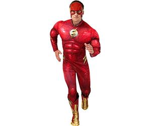 Rubie's Adult DC Comics Flash The Movie Deluxe Costume Jumpsuit and Mask