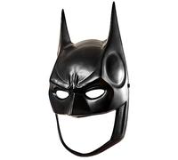 Rubies Adult DC The Flash Movie Batman Plastic Half-Mask, As Shown, One Size, As Shown, One size