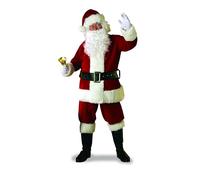 Rubie´s Deluxe Ultra Velvet Santa Suit Adult Costume Standard