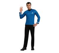 Rubies Adult Star Trek Into Darkness Starfleet Uniform Costume Top with Emblem Blue Large