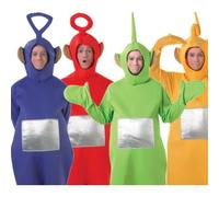 Rubies Official Adult's Dipsy Teletubbies Costume - Standard, Green Halloween