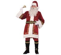 Forum Novelties Men's Premium Classic Santa Claus Costume One Size Red