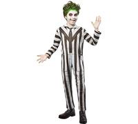 Rubies Beetlejuice Jumpsuit Halloween Costume Cosplay Outfit (Medium)