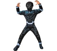 Rubie's Black Panther Deluxe Costume | Size: 2XS Rubies Multicolor 2XS