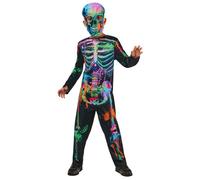 Rubies 1001437XS000 Bonesky Graffiti Skeleton Kids Fancy Dress, Boys, Multicoloured, 5-6 Years