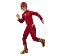Rubie's Boys DC Comics Flash The Movie Costume Jumpsuit and Mask, Kids Fancy Dre