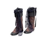 Adult Unisex Deluxe Pirate Buccaneer Boot Covers Fancy Dress Costume Accessory