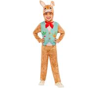 Rubies Official Rabbit Costume, Childrens Fancy Dress, Size Age 3-4 Halloween, World Book Day