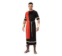 Rubies Caesar Black Toga With Red Drape Adult Costume Set, Extra-Large - Elegant