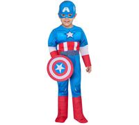 Rubies - Captain America Deluxe Costume - Boys
