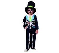 Rubies Catrin Pancho Kids Boys Girls Official Licensed Day of the Dead Mexican Skull Halloween Party Costume with Shirt, Trousers, Hat