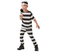 Rubies Childrens/Kids Prisoner Costume Top & Bottoms BN4368