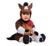 Rubies Child's Forum Giddy-up Pony Costume Jumpsuit and Headpiece As Shown 6-12 Months