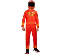 Rubies Child's Monster Jam El Toro Loco Costume Jumpsuit and Mask As Shown Small for Themed Parties and Halloween