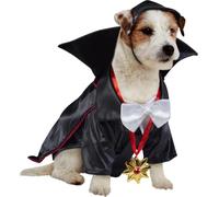 Rubie's Classic Movie Monsters Pet Costume, Medium, Dracula, Black/Red