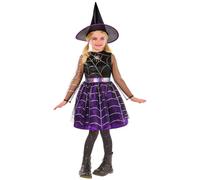 Rubies Cobweb Witch Girl's Halloween Fancy Dress Costume