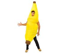 Rubie's Costume Co Men's Inflatable Banana Costume, Yellow, Default