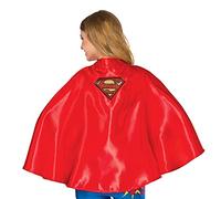 Rubie's 32209 Dc Superheroes Costume Cape Supergirl Adult, Cartoon, Red & Blue, One Size