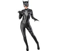 Rubies Adult Batman Returns Deluxe Catwoman Costume Jumpsuit with Mask and Gloves, Small