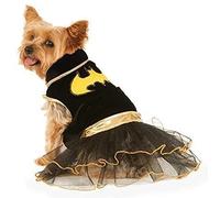 Rubies DC Comics Batgirl pet tutu dress costume black and gold XS to XL