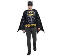 Rubies DC Comics Batman adult costume top with cape and half mask