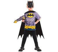 Rubies Official Batman Dress Up Set Child Costume, Kids Fancy Dress, Size Ages 4-6 Years Halloween