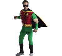 Rubie's DC Comics Robin Muscle Chest Men's Superhero Fancy Dress Costume
