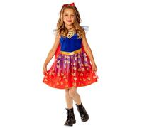 Rubies DC Comics Supergirl deluxe costume for girls with dress, cape, headband