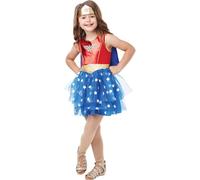 RUBIES DC COMICS WONDER WOMAN FANCY DRESS COSTUME AGE 3 4 YEARS SUPERHERO