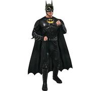 Rubies - DC Official Luxury Batman Mickael Keaton Costume - The Flash Movie - Size M - Black Knight - Halloween Carnival Idea