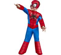 Unisex Kids Marvel: Spidey and His Amazing Friends Spider-man Deluxe Costumes, As Shown, 2-3 Years UK, World Book Day