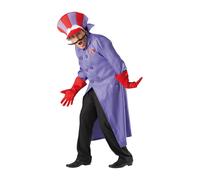 Rubies - Dick Dastardly Wacky Races Costume - Mens