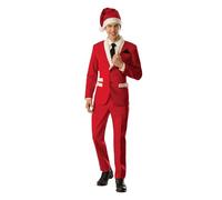 Rubies Elegant Santa Claus Costume, red, One size