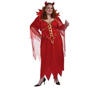 Rubies F66970 Big Fun Lady Devil Costume Adult Sized, Solid, Multicolored, XXXL